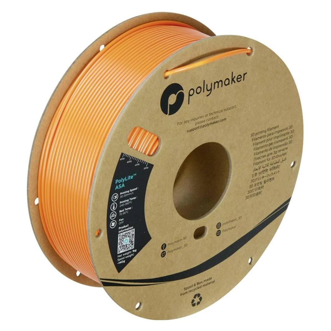 Polymaker PF01016 Orange Filament ASA UV-beständig, witterungsbeständig, hitzebe (ASA, 1000 g, 2.85 mm) (PF01016)