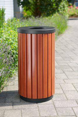 Außenabfallbehälter 40 L, rund mit Einwurf oben