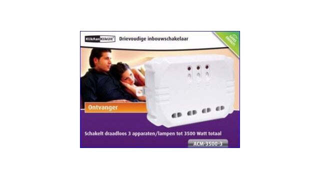KlikAanKlikUit ACM-3500-3 schakelaar, wit