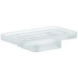 Grohe Seifenschale Selection Cube 40806 für Halter davinci satin weiss, 40806000 40806000