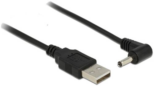 Delock USB-Stromkabel USB-A Stecker, DC Stecker 3,5mm 1.50m Schwarz 83577