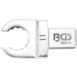 BGS Einsteck-Ringschlüssel offen 11 mm Aufnahme 9 x 12 mm - 6904-11