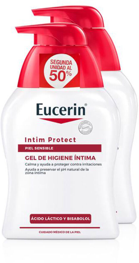 Eucerin Gel d’hygiène intime PH5, lot de 2 x 250 ml