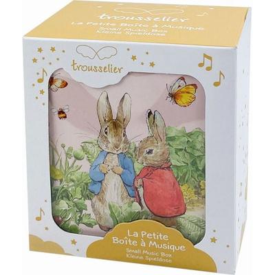 TROUSSELIER - Musikspieldose mit Schublade Peter Hase, Karotte