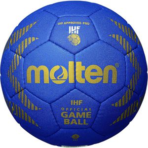 Molten Handball H3A5000-B, Größe 3, blau/gold, 425 Gramm, Spielball