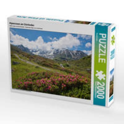 CALVENDO Puzzle Alpenrosen am Dürrboden | 2000 Teile Lege-Größe 90x67cm Foto-Puzzle für glückliche Stunden