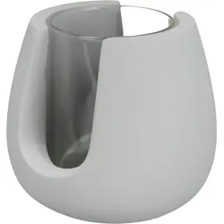 Windlicht Intorno 9cm grau