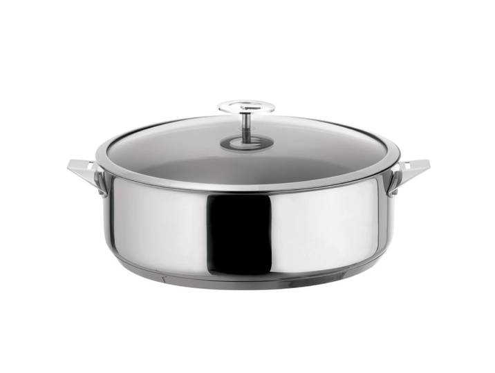 Sauteuse 28 cm revêtement céramique avec couvercle