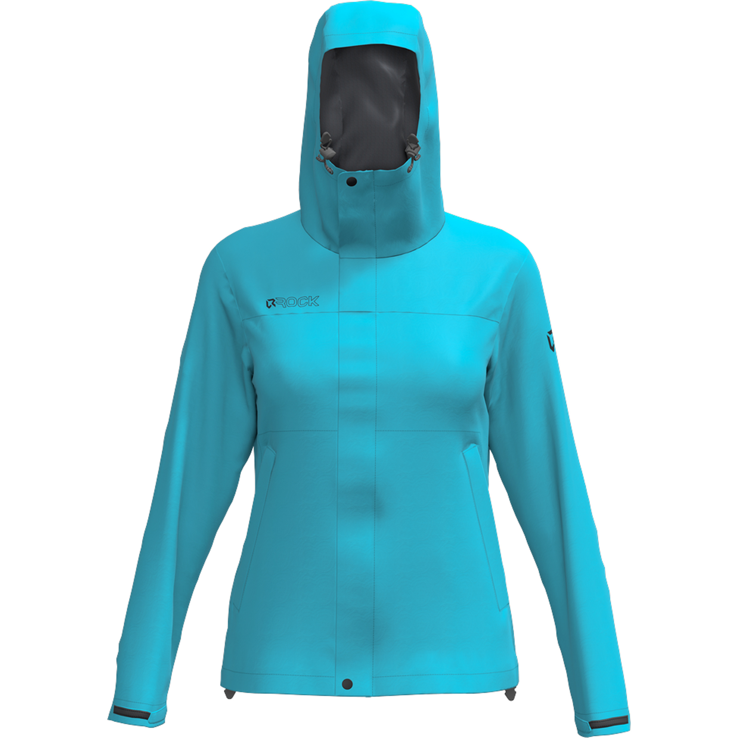 Rock Experience Observer Rain Damen Regenjacke blau Größe M Camping Winddicht Wasserabweisend