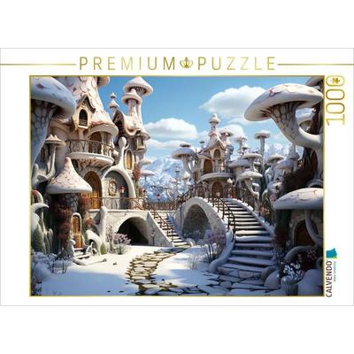 CALVENDO Puzzle Januar Pilzhaus | 1000 Teile Lege-Größe 64x48cm Foto-Puzzle für glückliche Stunden, Sonstige von , Calvendo Puzzle