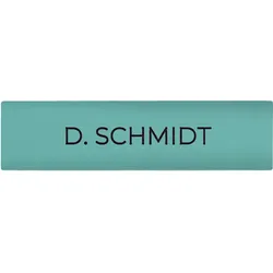 DoorBird D21x Namensschild für eine Ruftaste, individuelle Gravur – RAL 6027