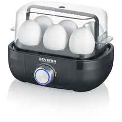SEVERIN EK3166 Eierkocher schwarz/silber