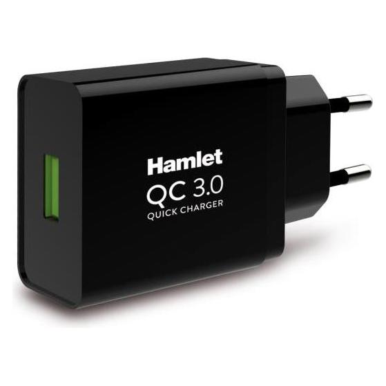 Hamlet XPWCU118QC Ladegerät für mobile Geräte Schwarz Indoor (18 W, 1 Port) (XPWCU118QC)