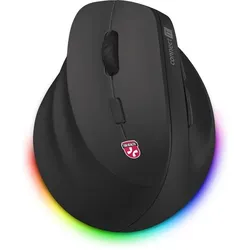Connect IT CMO-2620-LH (Kabellos), Maus, Schwarz
