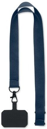 Lanyard pratique personnalisée pour téléphone - AMESTE PET bleu