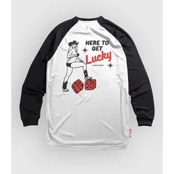 Loose Riders Here To Get Lucky Long Sleeve Jersey white Gr. XL