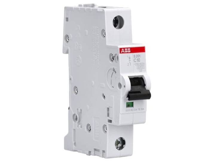 ABB 2CDS251001R0104 ABB MAGNETO 1P 10A CURVA C 6/10KA S201-C10