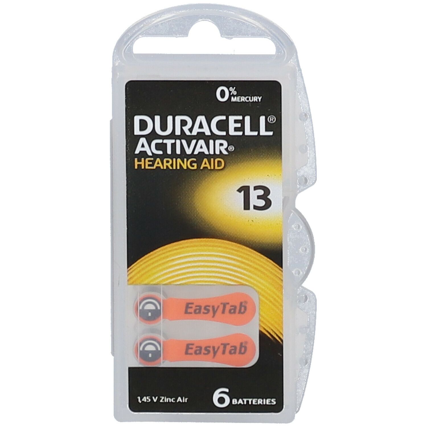 Batterien f.Hörgeräte Duracell 13 6 St