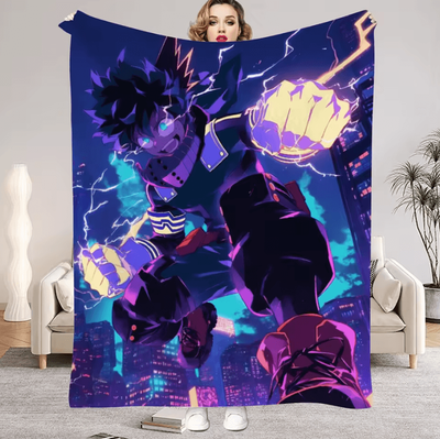 Inspire Curations My Hero Academia Anime Flannel Throw Blanket 5 75x100cm