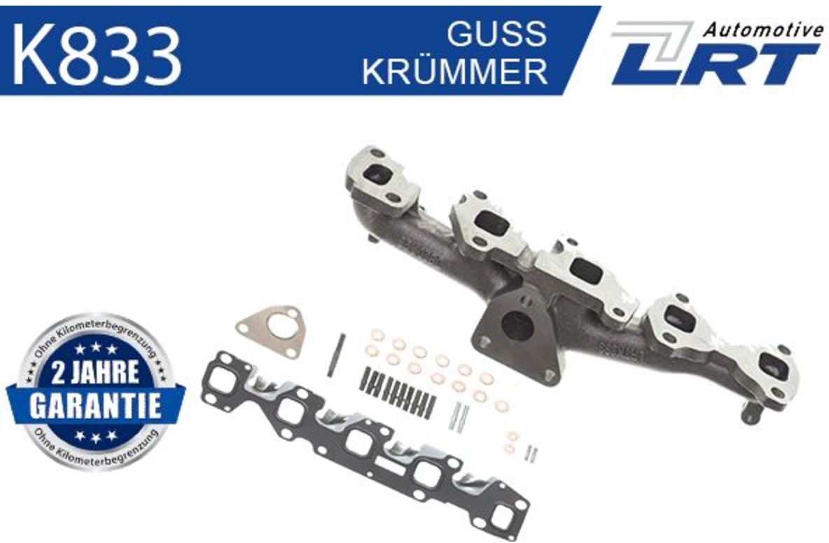 Krümmer, Abgasanlage LRT K833