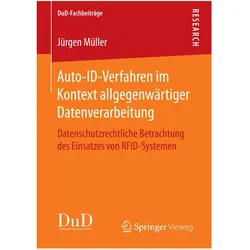 Auto-ID-Verfahren im Kontext allgegenwärtiger Datenverarbeitung, Fachbücher von Jürgen Müller