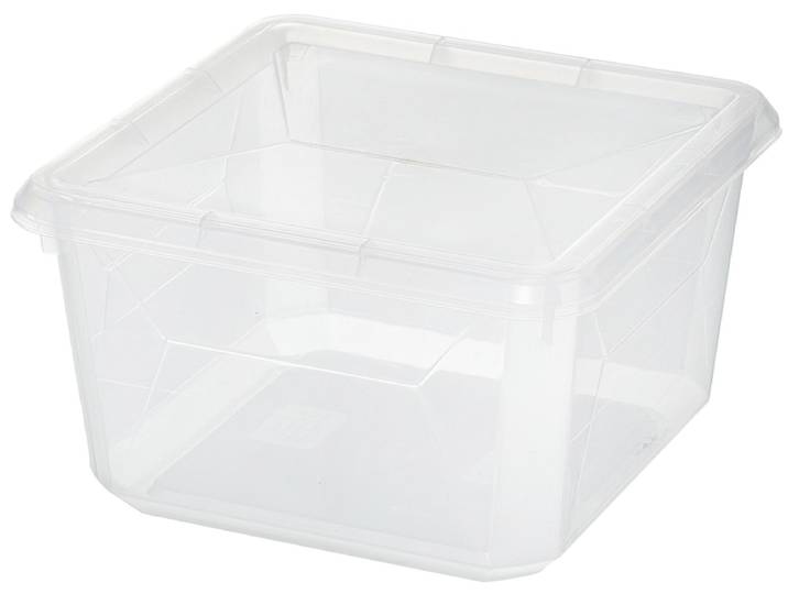 Aufbewahrungsbox BENITA durchsichtig 19x19x11cm
