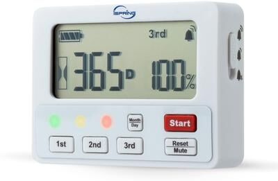 iSpring AFLT3 Filter Lifespan Reminder for Whole House and Under Sink Water Filter Systems, Up to 3 Stages & 12 Months Countdown