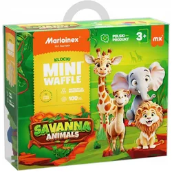 Marioinex Mini Waffel 100el Tiere Savanne