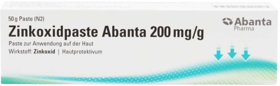 Zinkoxidpaste Abanta 200 Mg/g Paste Z.anw.a.d.haut