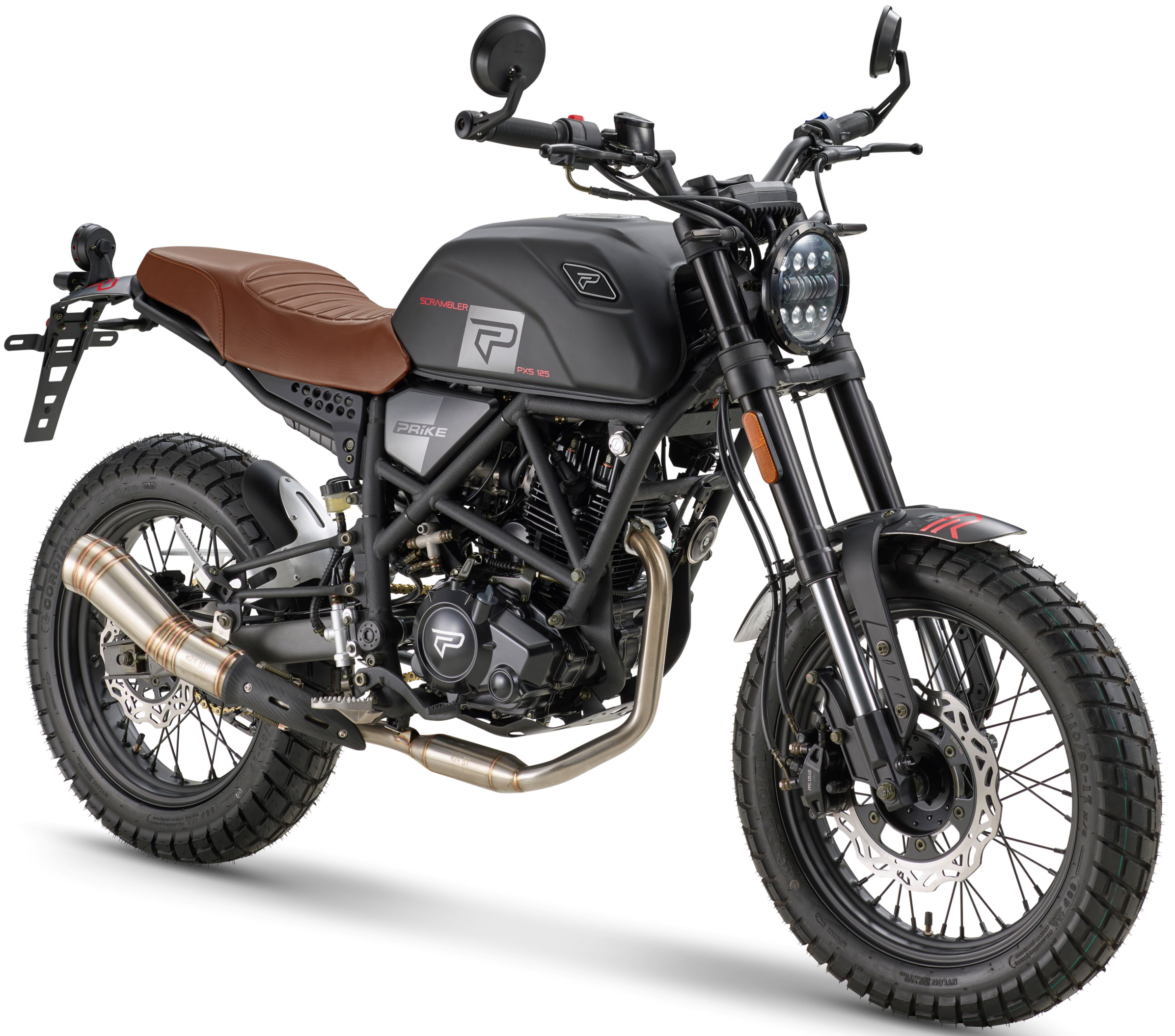 PRIKE Motorrad »PXS 125 Scrambler«, 125 ccm, 85 km/h