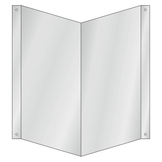 Promat Nasenschild Wandmontage für vier Symbole, Typ: 01200 (A210.98.075)
