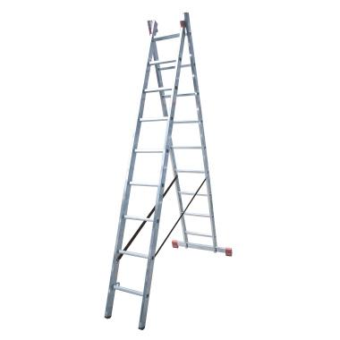 KRAUSEWERK DUBILO MEHRZWECKLEITER 2X9 SPROSSEN 08124064