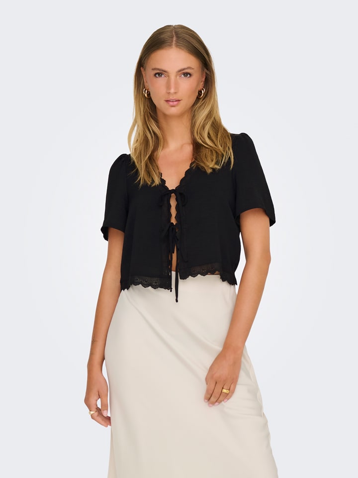 JDY Bluse in Schwarz - XS