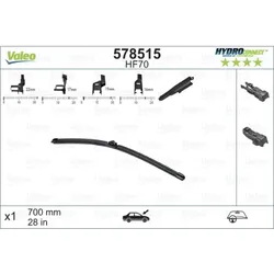 Scheibenwischer VALEO 578515 für Ford Seat Citroën Mercedes-Benz VW Renault