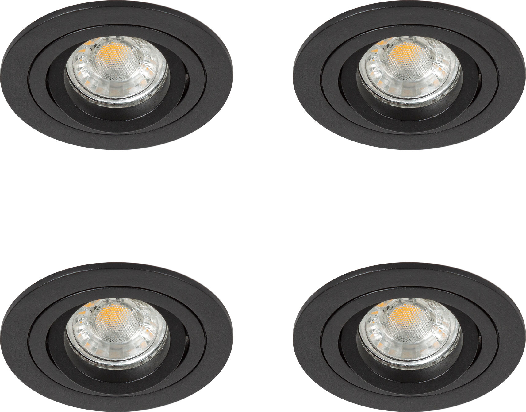 KS Verlichting Set Lune inbouwspots 4 stuks