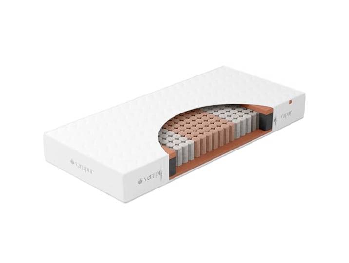 verapur Ortho Plus Taschenfederkernmatratze, H4-160 x 200 cm, 7-Zonen Matratze, Tonnentaschenfederkernmatratze, waschbarer Bezug, Öko-Tex, 23 cm hoch