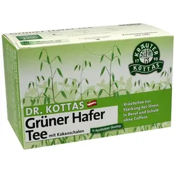 Dr.kottas Grüner Hafertee mit Kakaoschal 20 St
