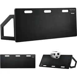 VEVOR Fußball Rebound Board, Tragbares Bounce Board 1150 x 450 mm, HDPE Rebounder Wand Rebound Equipment, Kinder & Jugendliche, Trainingsboard, Rebounder Kicker für Fußballtraining, Schwarz