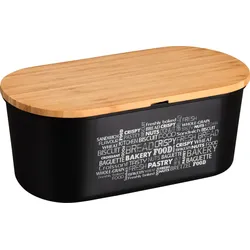 KESPER Brotbox, schwarz, FSC
