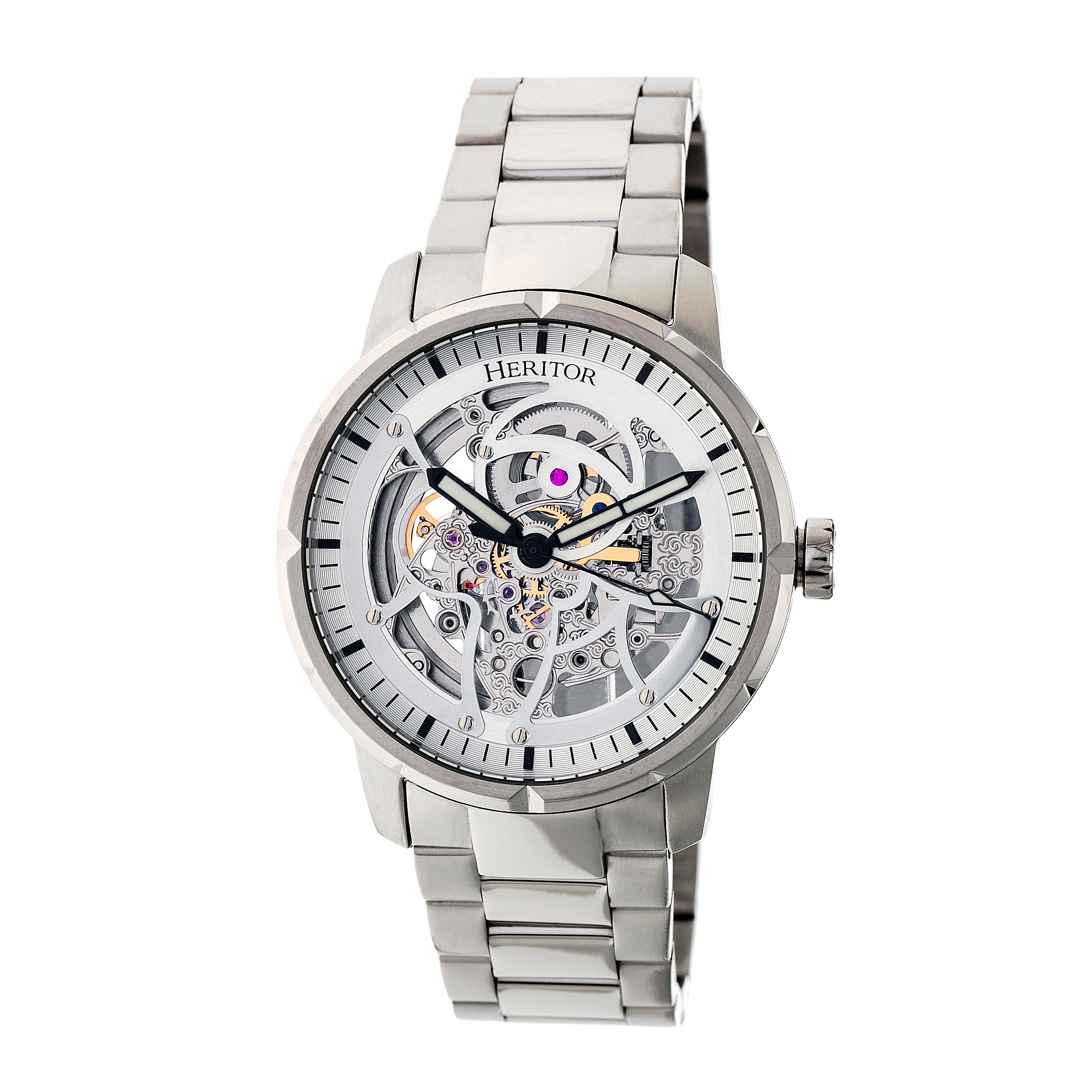 Heritor Automatikuhr Ryder Skelettiertes Zifferblatt Armbanduhr