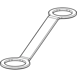 Hansa Sechskant-Ringschlüssel SW 38 / SW 41, 59912780 59912780
