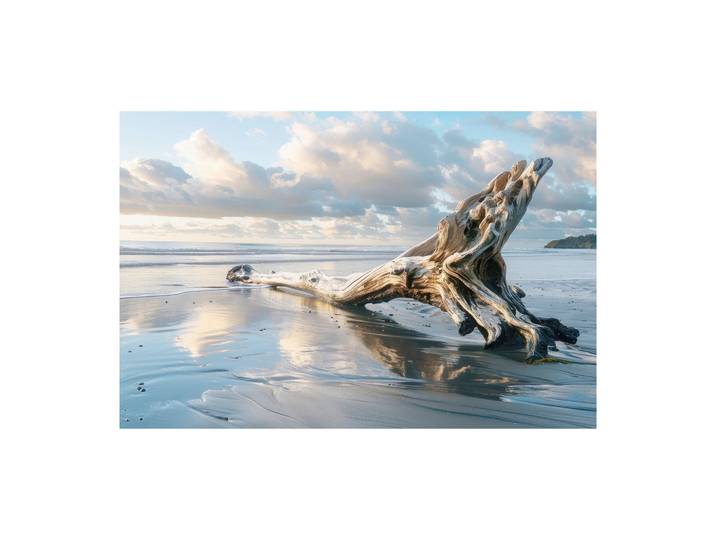 Leinwandbild Driftwood Multicolor ca. 85x113cm