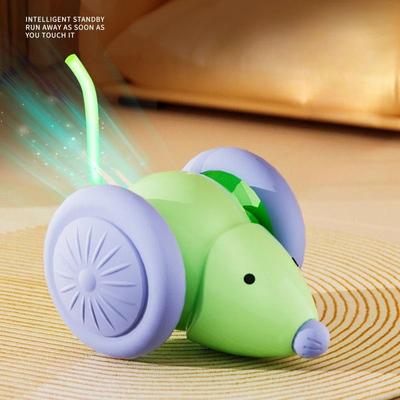Uplifted Goods Keep Your Cat Active And Entertained With This Interactive Electric Mouse Car Toy Designed To Stimulate Natural Hunting green