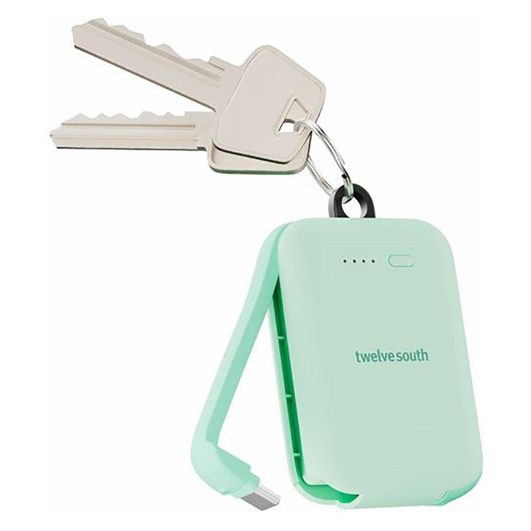 TwelveSouth Twelve South PowerClip Powerbank, Mint, USB-C, 2.000 mAh (2000 mAh, 5 W) (TS-2575)