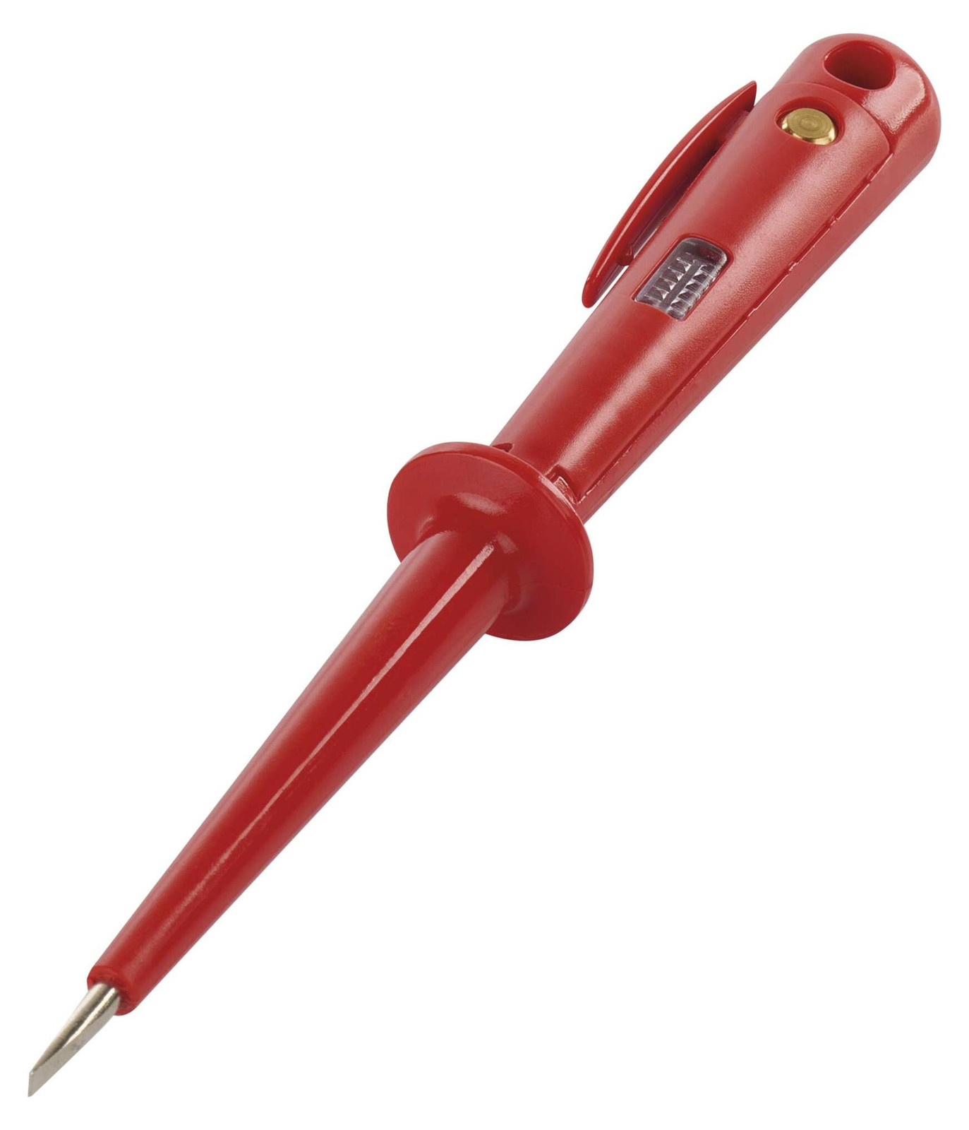 EMOS 2-in-1 spanningzoeker en schroevendraaier met fase-test, AC/DC, 0-250 V, optische indicatie, rood