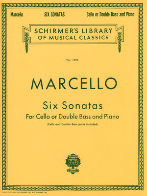 G. Schirmer Marcello Six Sonatas