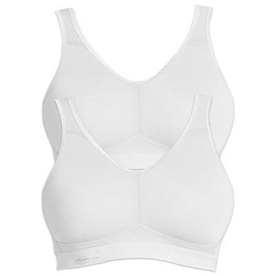 Sport-BH ANITA "Sport BH light & firm", Damen, Gr. 75, Cup E, weiß (weiß weiß), Stoff, Obermaterial: 80% Polyamid PA. 20% Elasthan EL., BHs Sport-BH