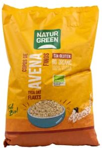 NaturGreen Flocos De Aveia Orgânica Finos 1 Kg