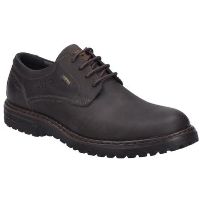 Schnürschuh JOSEF SEIBEL "Erroll 50", Herren, Gr. 44, Textil, braun (dunkelbraun), Leder, Schuhe Schnürschuh, Freizeitschuh, Halbschuh in Schuhweite G