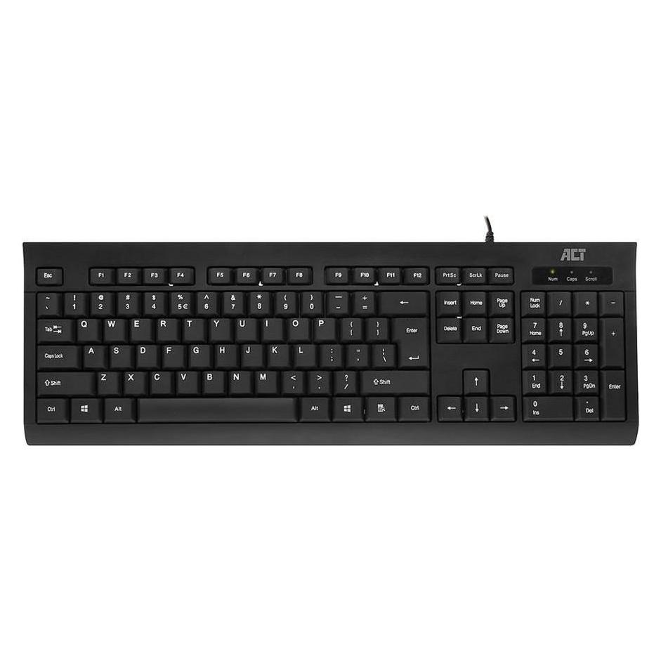 ACT Business keyboard USB (Qwerty/US layout) (US, Kabelgebunden) (AC5410)